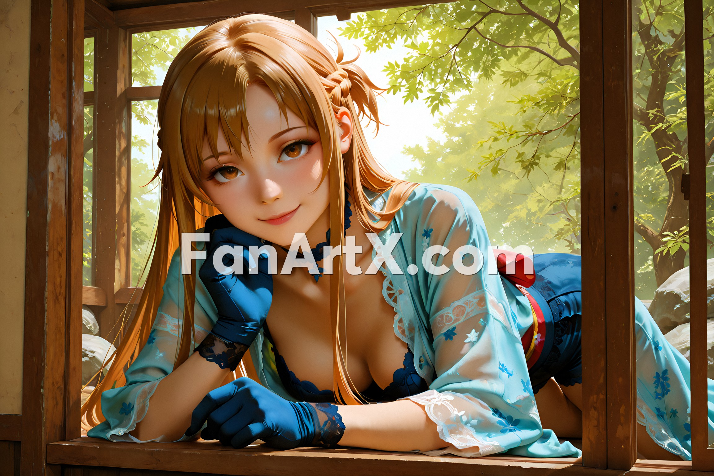 Sao Asuna Yuuki Fanart - Sword Art Online character 4699218